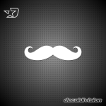 Moustache Sticker
